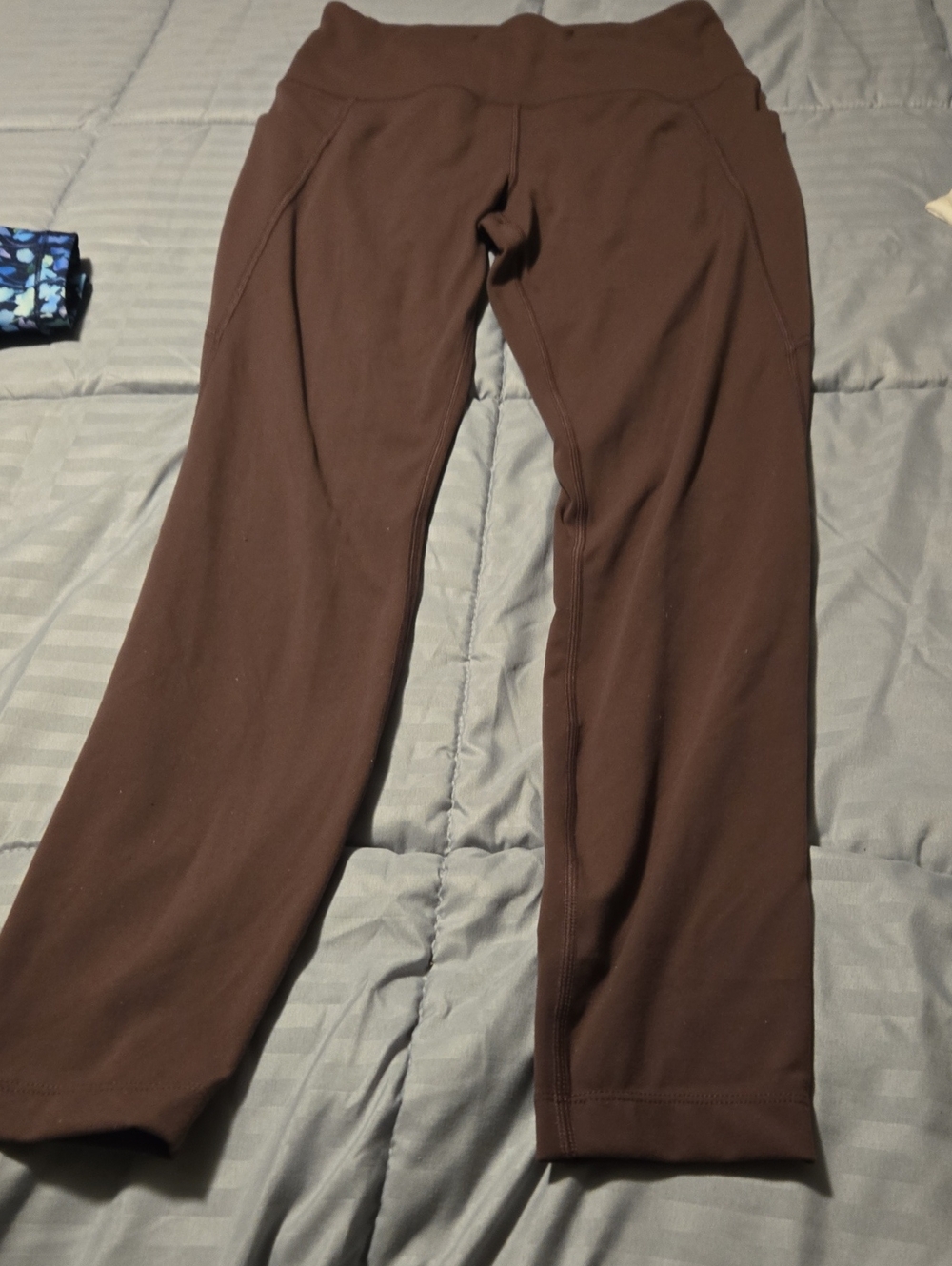 MPG Womens Brown Stretch Jogger Pants